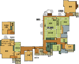 旧小坂家住宅間取り図