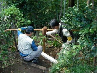 なかんだの坂市民緑地ボランティアワークショップ活動様子