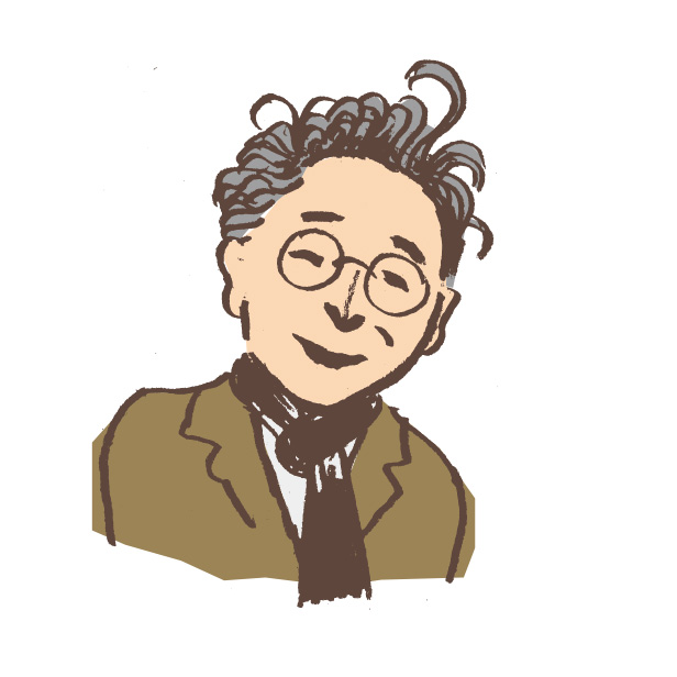延藤安弘さん　イラスト