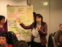 自分の家や庭を地域にひらいているオーナーの方や活動等を紹介し、点から面へとつなげるためのネットワーク強化を図る交流会1