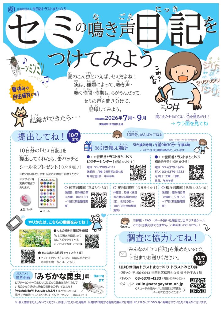 セミ日記のイメージ画像